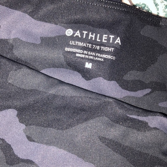 Athleta size medium camo athletic leggings - Picture 4 of 9
